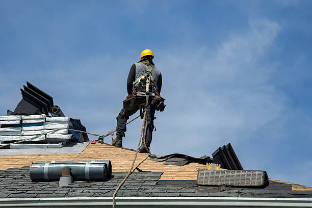 Professional Roof Installation technician working in Dixie, WA